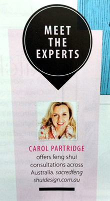 Feng Shui Expert Carol Partridge